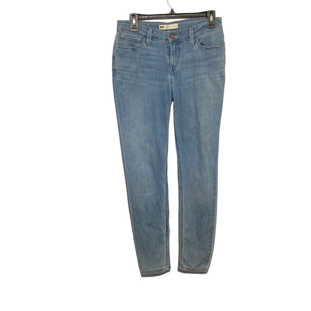 Levi's Women's Blue Leggings Low Rise Jeans Size‎ 5/6 Length 28"